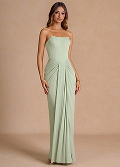 Anais Light Green Maxi Dress image3