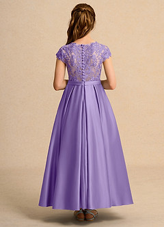 Azazie Bunny Junior Formal Flower Girl Klänningar Klä Balklänning i Spets image2