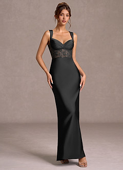 Vestido Negro Largo Ava image5