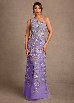 Azazie Bertie Mother of the Bride Dresses Tahiti A-Line Lace Dress image1
