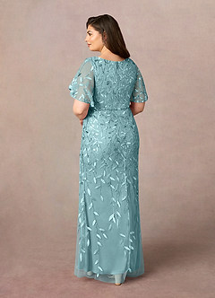 Upstudio Petaluma Final Sale Champagne Mermaid V-Neck Sequins Dress image8