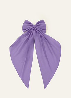 front Matching Color Chiffon Bow Hair Clip