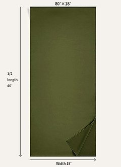 front Azazie Chal De Satén Elástico Irlanda En Colores A Juego