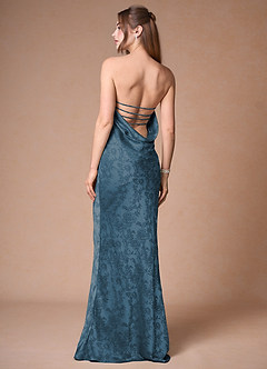 Ondine Navy Black Strapless Dress image6