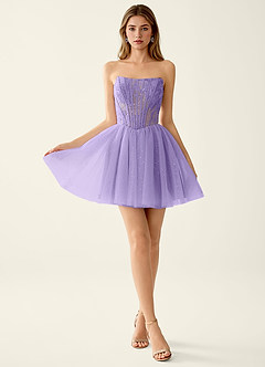 Florisse Purper Mini-jurk image5