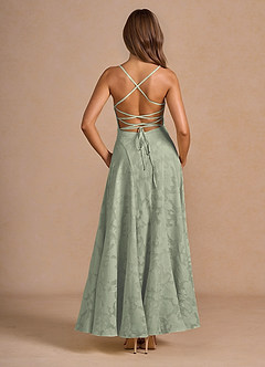 Vestido Pistacho Largo Irelia image2