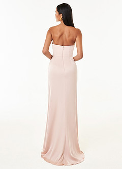 Roslyn Blush Pink Rosette Gown image5