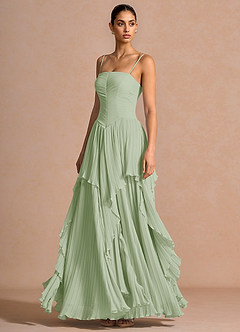 Kerensa Light Green Maxi Dress image5