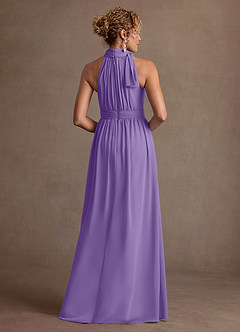 Azazie Antoinette Mother of the Bride Dresses Tahiti A-Line Pleated Chiffon Dress image2