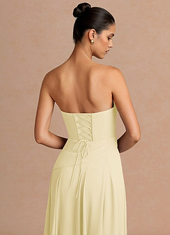 Vestido Amarillo Mantequilla Largo Gabriela image8