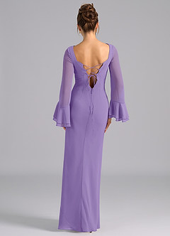 Azazie Leone Bridesmaid Dresses Tahiti Mermaid Corset Chiffon Dress image6