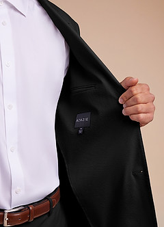 front Miles Noir Ensemble pantalon en seersucker
