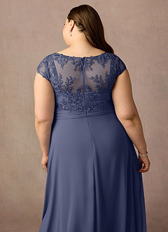 Azazie Irmeli Mother of the Bride Dresses Stormy A-Line Lace Chiffon Dress image14