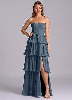 Azazie Faye Bridesmaid Dresses Neptune A-Line Sweetheart Neckline Chiffon Dress image1