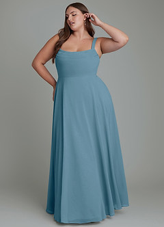 Azazie Shaude Bridesmaid Dresses Bermuda A-Line Pleated Chiffon Dress image8