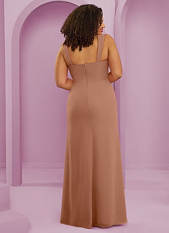 Barbie ♥ Azazie Bridesmaid Dresses Bronzer Mermaid Pleated Chiffon Dress image7