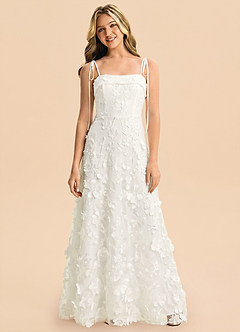 front Azazie Jenny Junior Formal Dress