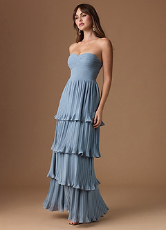 Vestido Azul Pálido Largo Isla image3