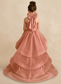 Azazie Bev Flower Girl Dresses MAI TAI A-Line Convertible Tulle Dress image1