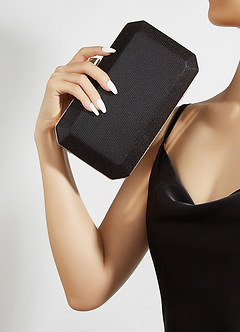 front Bolso de mano geométrico