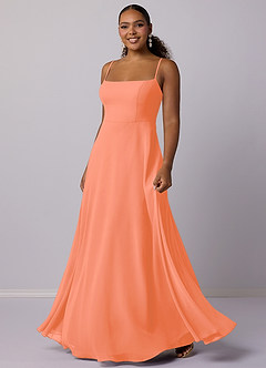 Barbie ♥ Azazie Bridesmaid Dresses Sunset A-Line Chiffon Dress image5
