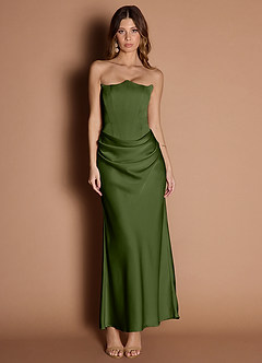 Debby Olive Green Maxi Dress image2
