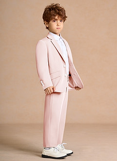 front Oliver Rosa Rubor Traje de 2 piezas para niños