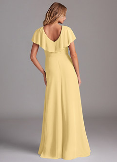 Azazie Lainey Bridesmaid Dresses Butter A-Line with Pockets Chiffon Dress image13