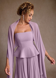 Azazie Josabeth Mother of the Bride Dresses Wisteria A-Line Pleated Chiffon Dress image7