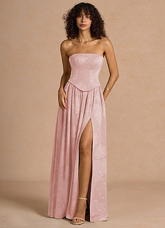 Vestido Rosa Empolvado Largo Isaura image4