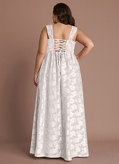 Hazel Cream Pleated Maxi Dress image2