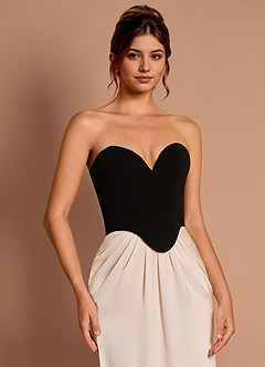 Cynthia Negro Vestido largo image5