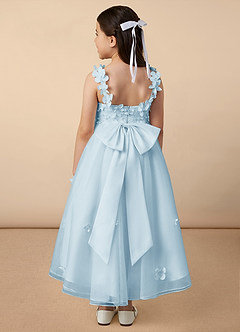 Azazie Ceres vestidos de niña de las flores Vestido de Azul Cielo de Tul de Princesa con Encaje image4