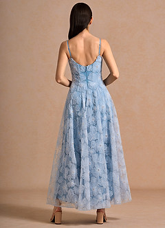 Gaelira Sky Blue Maxi Dress image2