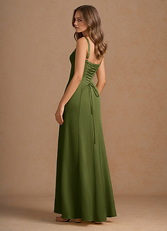 Vestido Verde Oliva Largo Amaris image5