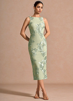 Vestido Verde Claro Midi Taylin image5
