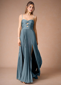 Maxi jurk Eileen Poederblauw image6
