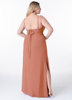 Azazie Mai Bridesmaid Dresses MAI TAI Sheath Pleated Chiffon Dress image9