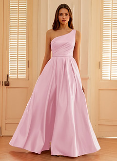 Millie Rosa Abito da ballo in raso a trapezio image7