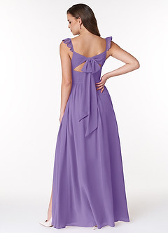 Azazie Metz Final Sale Tahiti A-Line Sweetheart Ruched Chiffon Dress image2