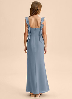 Azazie Jessamine Junior Twilight Mermaid Sweetheart Neckline Chiffon Dress image2