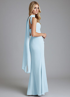 Azazie Solstice Brudepigekjoler Havfrue Stropløs Chiffon Gulv-længde Kjole image15