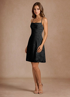 Irelia 블랙 미니 드레스 image5