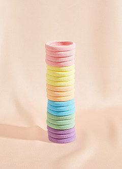 front 60 PCS Soft Seamless Scrunchie Set