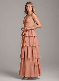 Azazie Alanna Bridesmaid Dresses MAI TAI A-Line Sweetheart Neckline Chiffon Dress image6