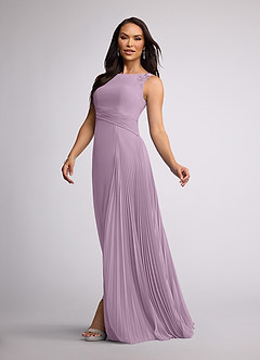 Azazie Galvan Mother of the Bride Dresses Wisteria A-Line Sequins Chiffon Dress image2