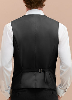 front William Noir Gilet de costume