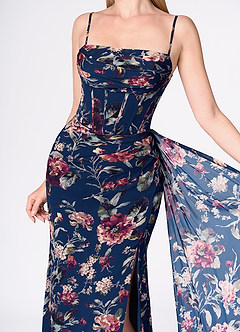 Aurra Navy Multi Maxi Dress image5