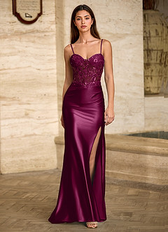 Florallay Bourgogne Robe de bal image1