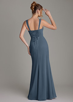 Azazie Agustina Bridesmaid Dresses Neptune Mermaid Corset Chiffon Dress image7